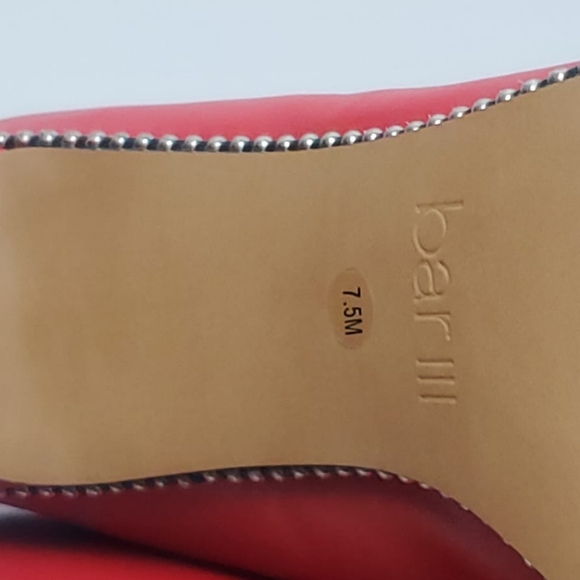 Bar III Melaney Red Bootie with Stilletto Heel - Picture 5 of 5